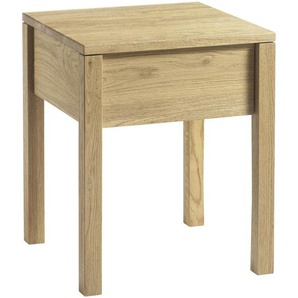 Hasena Nachtschrank, Eiche, Holz, Eiche, massiv, 1 Schubladen, 43x53x43 cm, Soft-Close-System, Holzmöbel, Holztische, Nachttische Holz