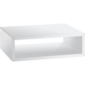 Nachttisch HASENA Akai Tische Gr. B/H/T: 50 cm x 16 cm x 41 cm, weiß (weiß deckend, deckend lackiert) Nachtkonsolen und Nachtkommoden