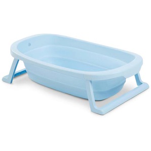 Hauck Babybadewanne Wash N Fold , Hellblau , Kunststoff , 48x25x80 cm , Baden & Wickeln, Babywannen