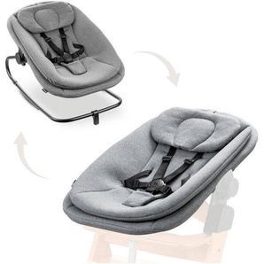 Hauck Babywippe Highchair Bouncer, Dark Grey Melange, für Alpha+, Beta+, Arketa