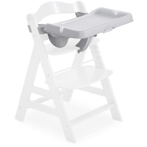 Hauck Ess- Alpha Tray , Grau , Kunststoff , 46x56.5x22.5 cm , Babymöbel, Hochstühle & Zubehör, Hochstuhlzubehör