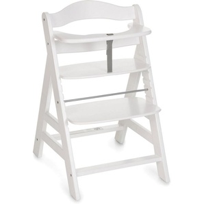 Hauck Hochstuhl Alpha+, white, aus Holz