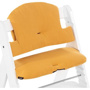 Kinder-Sitzauflage HAUCK Select, Muslin Honey Kinder-Sitzauflagen gelb (muslin honey) Baby Hochstühle passend für den ALPHA+ Holzhochstuhl und weitere Modelle
