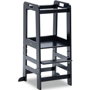 Hauck Stehhilfe Lernturm Learn N Explore, Black, FSC® - schützt Wald - weltweit