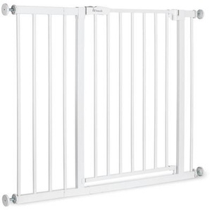 Hauck Türschutzgitter Open N Stop 2 Set, Weiß, Metall, Kunststoff, 96 - 101x77x4 cm, Verlängerung inklusive, erhältlich, Kindersicherheit,