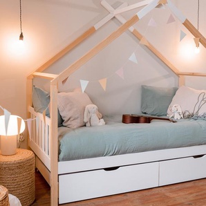 Hausbett Odysée 90 x 190 (cm) / Ohne Barriere / 2 Schubladen zum Verstauen