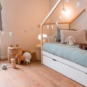 Hausbett Odysée 90 x 200 (cm) / Ohne Barriere / 1 Lattenrost-Schublade