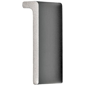 Hausnummer Entrance Authentics Aluminium eloxiert grau, Designer Jehs & Laub, 10x0.8x5.5 cm