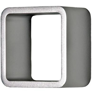 Hausnummer Entrance Authentics Aluminium eloxiert grau, Designer Jehs & Laub, 10x10x5.5 cm