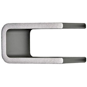 Hausnummer Entrance Authentics Aluminium eloxiert grau, Designer Jehs & Laub, 5.5x10x5.5 cm