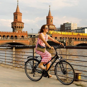 HAWK Bikes Damen-Trekkingrad »Trekking Lady Premium« - Schwarz -