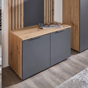 HBZ Schuhbank Lagos, Garderobenbank BxHxT 80x44x38 cm (1-St), Mit 2 Türen und 2 Einlegeböden
