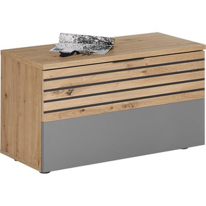 HBZ Schuhbank Milan Garderobenbank, BxHxT 85x45x38 cm (1-St), Mit 1 Klappe und 2 Fächer, belastbar bis 50 kg