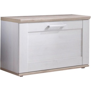 HBZ Schuhbank Romance Landhaustil, BxHxT 76x50x39 cm (1-St), Mit 1 Klappe und 2 Einlegeböden