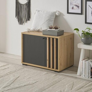 HBZ Schuhbank Volano Garderobenbank, BxHxT 64x48x38 cm (1-St), Mit 2 Türen, 4 Fächer und 2 feste Böden