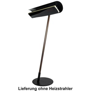 Heatscope Free Ständer für Heizstrahler Vision 1600 W/Spot 2200/2800 w schwarz/Verbindungsholm in Teakholz-Optik