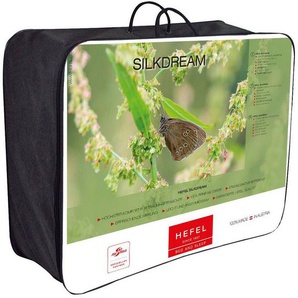Hefel Naturfaserbettdecke Silk Dream, Bezug: 100% Baumwolle