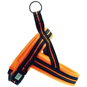 HEIM Hunde-Geschirr Signal Tiergeschirre verstellbar von 68-80 cm orange (neonorange) Hundegeschirr