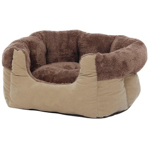 HEIM Tierbett Safari Tierbetten verschiedene Größen Gr. B/H/L: 60 cm x 21 cm x 50 cm, braun (braun, beige) Hundebetten -decken
