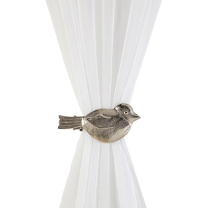 Raffhalter HEINE HOME silberfarben Raffhalter