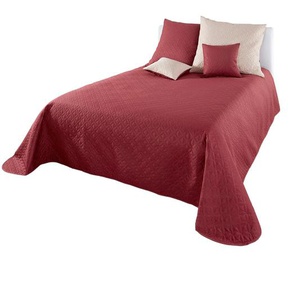 Tagesdecke HEINE HOME WITT-PBK-Tagesdecken-temporär Gr. B/L: 210 cm x 240 cm, rot (bordeaux, bei) Tagesdecken