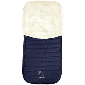 Fußsack HEITMANN FELLE Eisbärchen - Steppfußsack Fußsäcke blau (marine) Kinder Zubehör für Kinderwagen die Übergangszeit, ideal & Buggy, waschbar