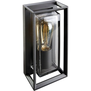 HEITRONIC Außen-Wandleuchte Alicante, ohne Leuchtmittel, Wand-Außenleuchte,Echtglas,exkl. Leuchtmittel wechselbar