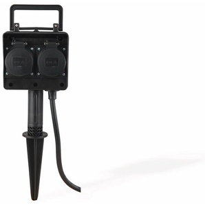 HEITRONIC Gartensteckdose 35468, 4-fach