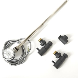 Heizkörper Mischbetrieb-Set - Heizstab, Ventile, T-Stück - mit/ohne Bluetooth, Farbe wählbar, von Hudson Reed