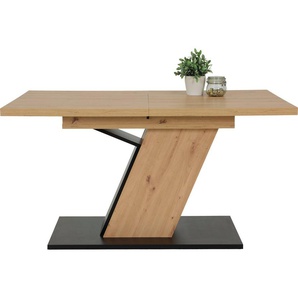 HELA Essgruppe GESA, (5-tlg., 1 Tisch / 4 Stühle), Tischplatte ausziehbar, Stuhl 360 Grad drehbar