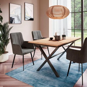 HELA Essgruppe Karina, (Set, 5-tlg), Ausziehbar 160 - 200 cm, Sessel 360° drehbar