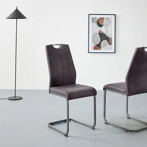 HELA Freischwinger »CHRISTINA«, (Set), 2 St., Microfaser, 1, 2 oder 4 Stück, Schwingstuhl