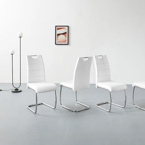 HELA Freischwinger »FLORA«, (Set), 4 St., Kunstleder, 1, 2 oder 4 Stück, Freischwinger