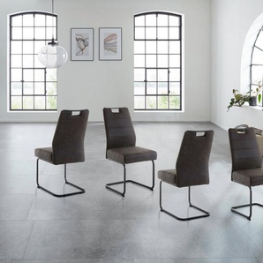 HELA Freischwinger Lena (Set, 4 St), 2 und 4 Stück, mit Federkern Polsterung