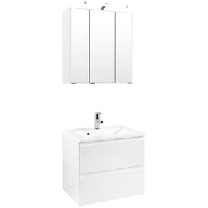 Held Badezimmer Held Möbel Cardiff -Sc- , Weiß , 2 Schubladen , 60 cm , Made in Germany , Badezimmer, Badmöbelsets & -serien, Badmöbel-Sets