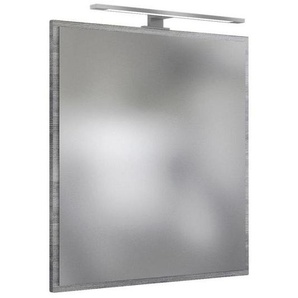 Held Badezimmerspiegel Held Möbel Arezzo , Silbereichen , Glas , 60x64x2.5 cm , Made in Germany , Badezimmer, Badezimmerspiegel, Badspiegel