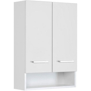 Held Hängeschrank, Weiß, Holzwerkstoff, 1 Fächer, einzeln stellbar, 50x71x20 cm, individuell planbar, hängend, Badezimmer, Badezimmerschränke, Hängeschränke