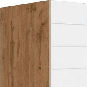 HELD MÖBEL Apothekerschrank Luhe 30 cm breit, hochwertige MDF-Fronten mit waagerechter Lisene