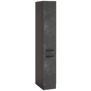 HELD MÖBEL Apothekerschrank Tulsa 30 cm breit, 200 cm hoch, mit 2 Auszügen, Metallgriff, MDF Front