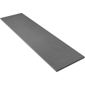 Arbeitsplatte HELD MÖBEL Universal Tischplatten Gr. B/T/H: 190 cm x 60 cm x 2,8 cm, grau (anthrazit) Zubehör Küchenmöbel