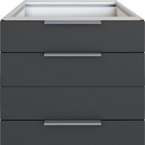 Kochstation Auszugsunterschrank KS-Luhe 60 cm breit, hochwertige MDF-Fronten mit waagerechter Lisene