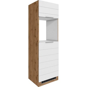 HELD MÖBEL Backofen/Kühlumbauschrank Luhe 60 cm breit, hochwertige MDF-Fronten mit waagerechter Lisene