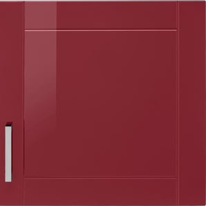 Hängeschrank HELD MÖBEL Tinnum Schränke Gr. B/H/T: 60 cm x 57 cm x 34 cm, rot Hängeschränke Schränke 60 cm breit, MDF-Fronten, Metallgriff