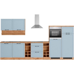 Kochstation Küche KS-Lana, 360 cm breit, wahlweise mit oder ohne E-Geräte