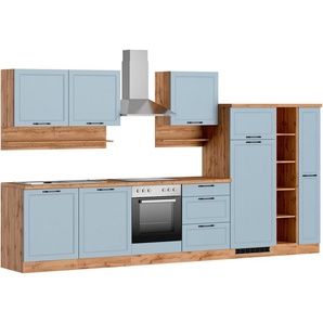 Kochstation Küche KS-Lana, 360 cm breit, wahlweise mit oder ohne E-Geräte