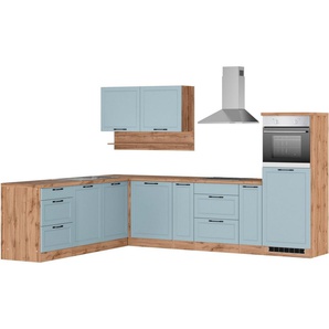 Kochstation Küche KS-Lana, Stellbreite 240/300 cm, wahlweise mit E-Geräten