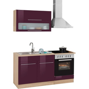 HELD MÖBEL Küchenzeile Eton, mit E-Geräten, Breite 160 cm