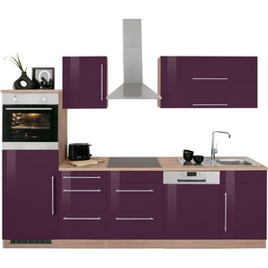 Kochstation Küchenzeile KS-Samos, mit E-Geräten, Breite 280 cm
