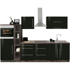 Kochstation Küchenzeile KS-Samos, mit E-Geräten, Breite 300 cm