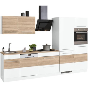 HELD MÖBEL Küchenzeile Trient, ohne E-Geräte, Breite 310 cm B: weiß Küchenzeilen mit Geräten -blöcke Küchenmöbel